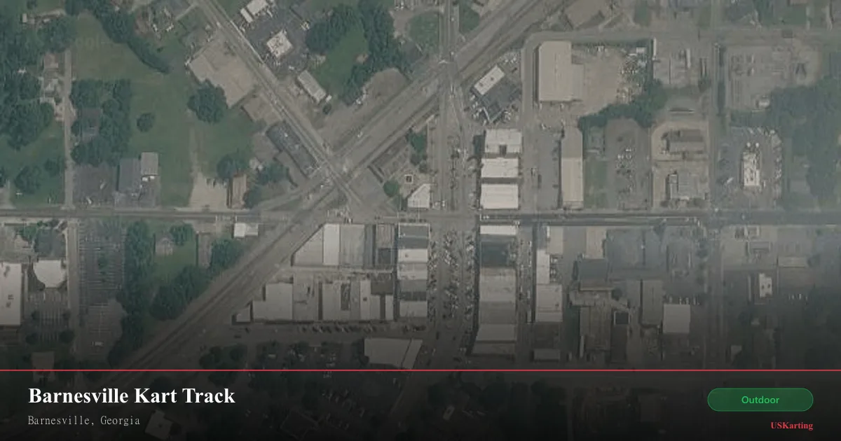 Aerial view of Barnesville Kart Track