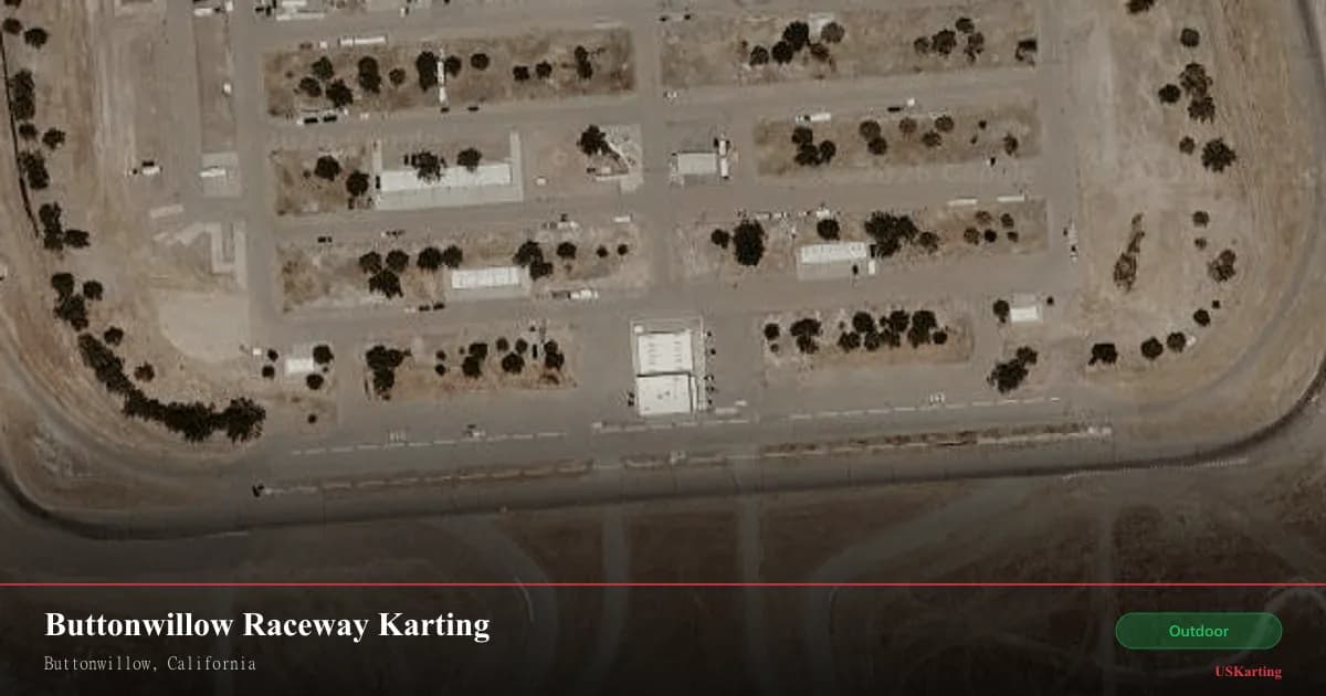 Aerial view of Buttonwillow Raceway Karting