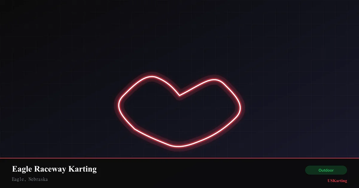 Aerial view of Eagle Raceway Karting