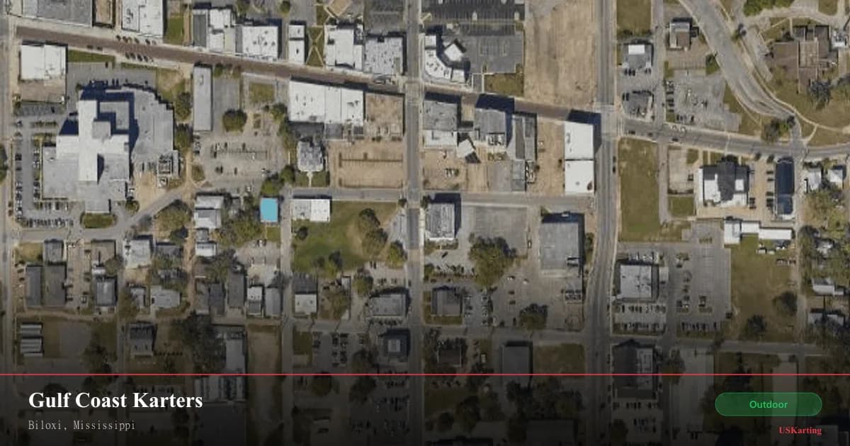 Aerial view of Gulf Coast Karters