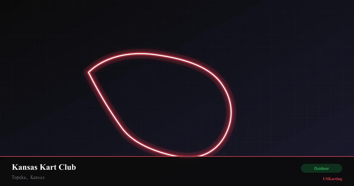 Aerial view of Kansas Kart Club