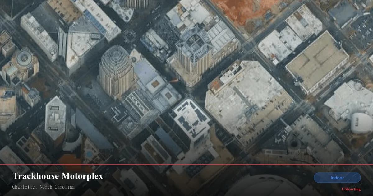 Aerial view of Trackhouse Motorplex