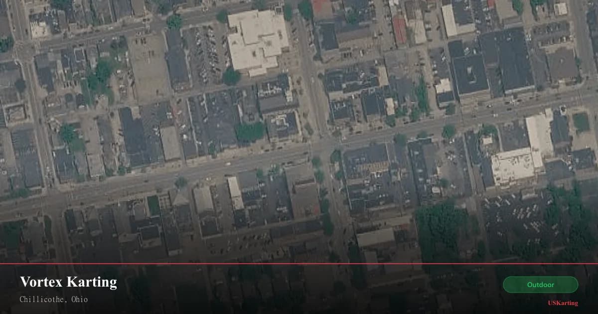 Aerial view of Vortex Karting